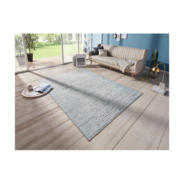 Antracitovomodrý koberec Elle Decoration Curious Laval, 77 × 150 cm-image-4