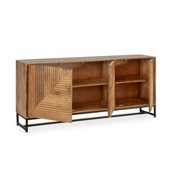 Komoda z mangového dreva v prírodnej farbe 170x79x40 cm Nereida – MOME-image-4