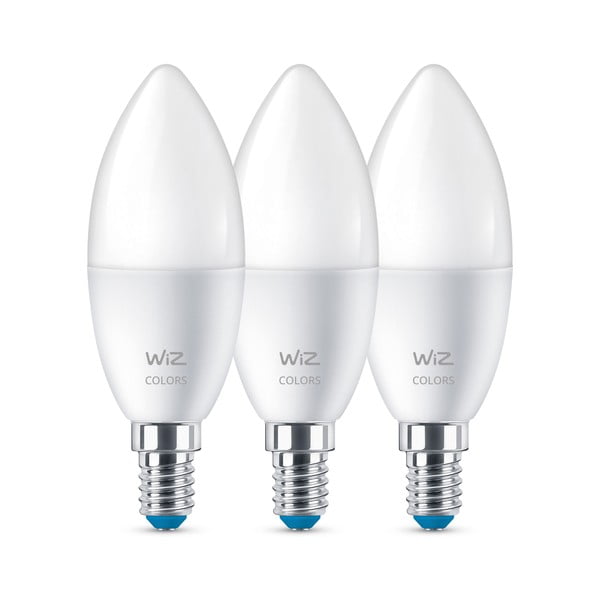 LED žiarovky v súprave 3 ks E14, 5 W – WiZ