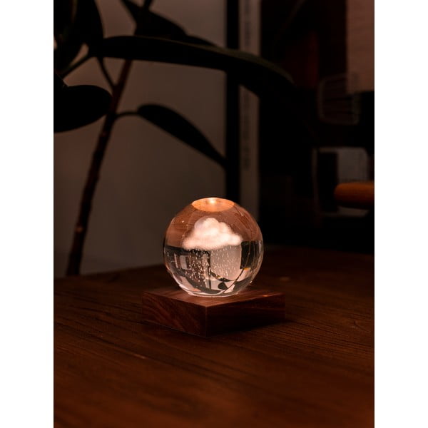 Tmavohnedá svetelná dekorácia na USB Amber – Gingko-image-3