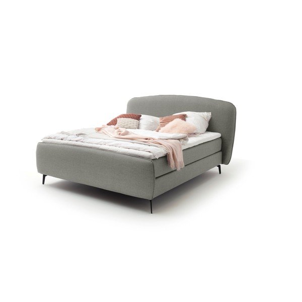 Svetlosivá boxspring posteľ 180x200 cm Imola – Meise Möbel-image-2