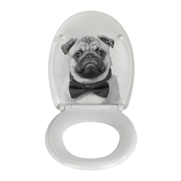 WC sedadlo s jednoduchým zatváraním Wenko Pugy, 45 x 38 cm-image-2