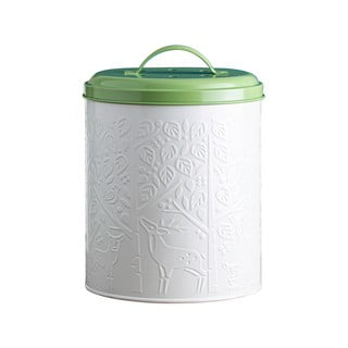 Bielo-zelená nádoba na kompostovateľný odpad Mason Cash In the Forest, 2,5 l