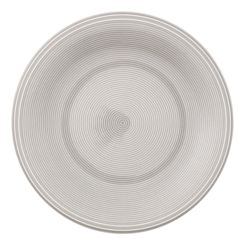 Bielo-sivý porcelánový tanier na šalát Like by Villeroy & Boch, 21,5 cm