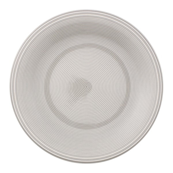 Bielo-sivý porcelánový tanier na šalát Like by Villeroy & Boch, 21,5 cm