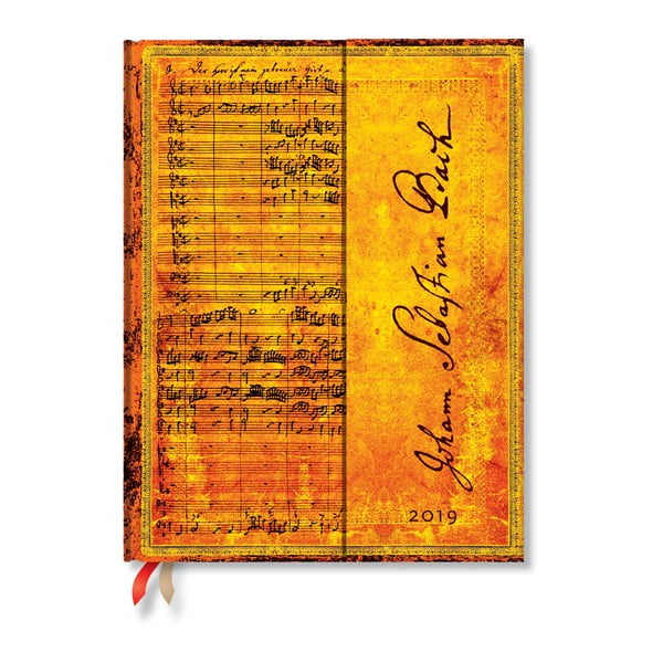 Denný diár na rok 2019 Paperblanks Bach, 18 x 23 cm