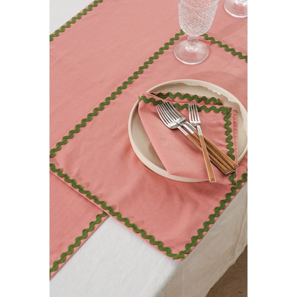 Ľanové obrúsky v súprave 4 ks Wavy – Really Nice Things-image-2