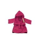 Tmavoružový bavlnený detský župan veľkosť 1-2 roky - Tiseco Home Studio