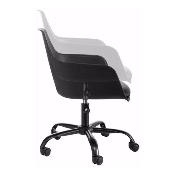 Čierna nastaviteľná kancelárska stolička Støraa Leslie-image-2