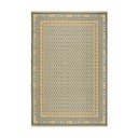 Zelený koberec s prímesou juty 160x230 cm Mara Jute Border – Flair Rugs
