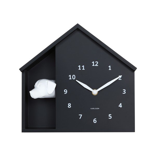 Nástenné hodiny Peeking Doggy – Karlsson