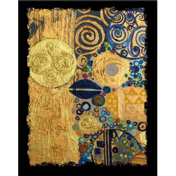 Obraz Tablo Center Golden Circuit, 100 × 140 cm