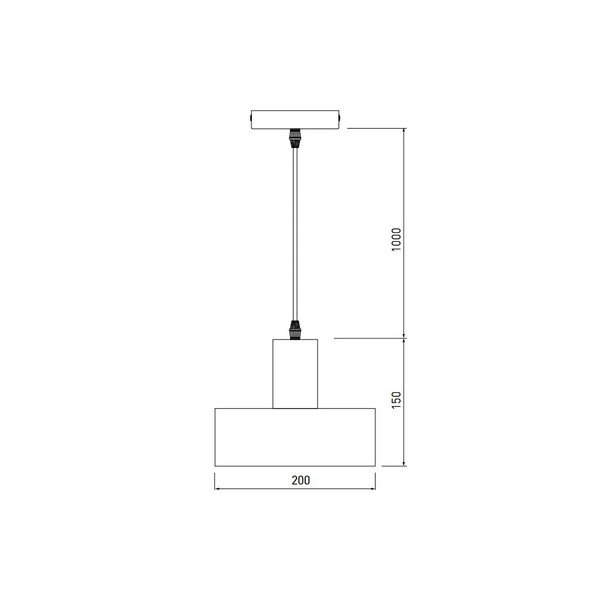 Závesné svietidlo v medenej farbe s kovovým tienidlom ø 30 cm Selvia II – GTV-image-1