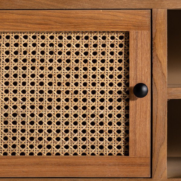 TV stolík z jedľového dreva v prírodnej farbe 150x50 cm Kenia – Burkina-image-4