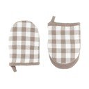 Bavlnené kuchynské rukavice v súprave 2 ks Gingham – Tiseco Home Studio