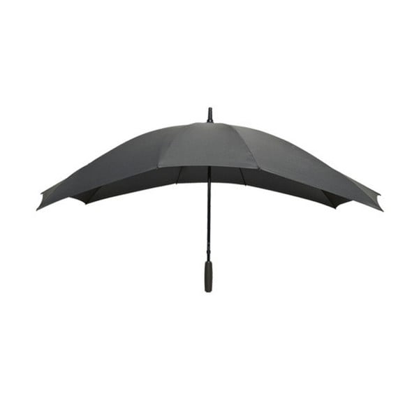 Tmavosivý dáždnik pre dvoch Ambiance Large Umbrella Grey