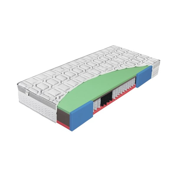 Stredne tvrdý pružinový matrac 90x200 cm Greengel Senior – Materasso-image-1