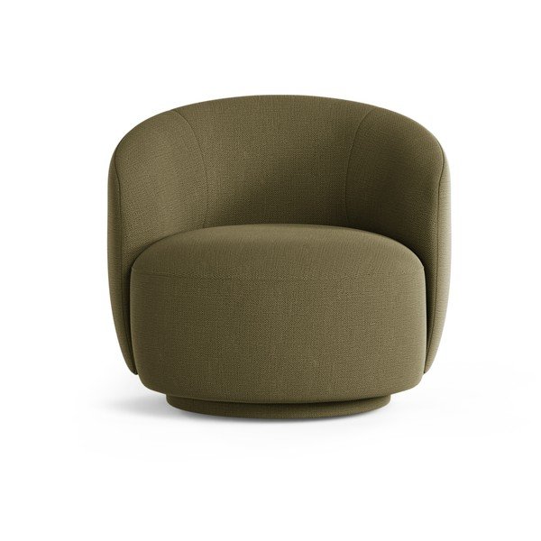 Zelené otočné kreslo Letizia – Micadoni -image-1