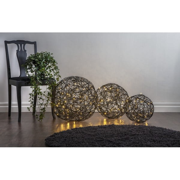 Antikoro vonkajšia svetelná LED dekorácia Star Trading Dark Trassel, ø 37,5 cm-image-1
