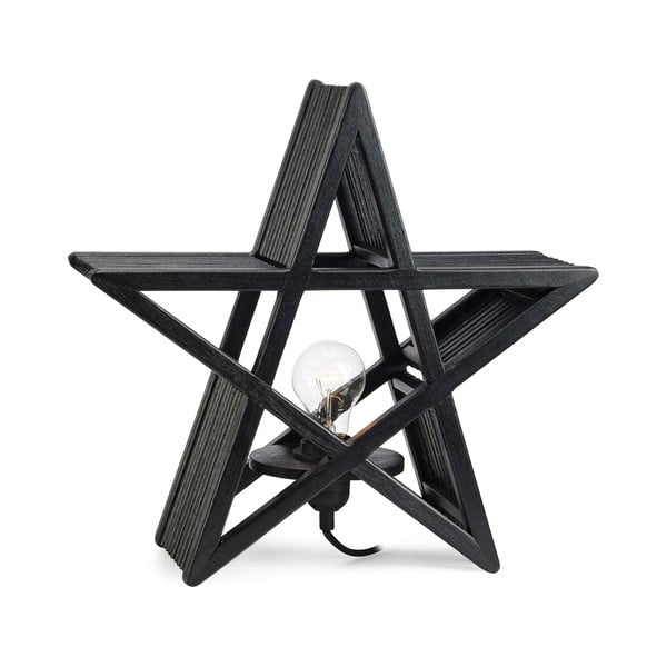 Čierna vianočná svetelná dekorácia Bamboo – Markslöjd