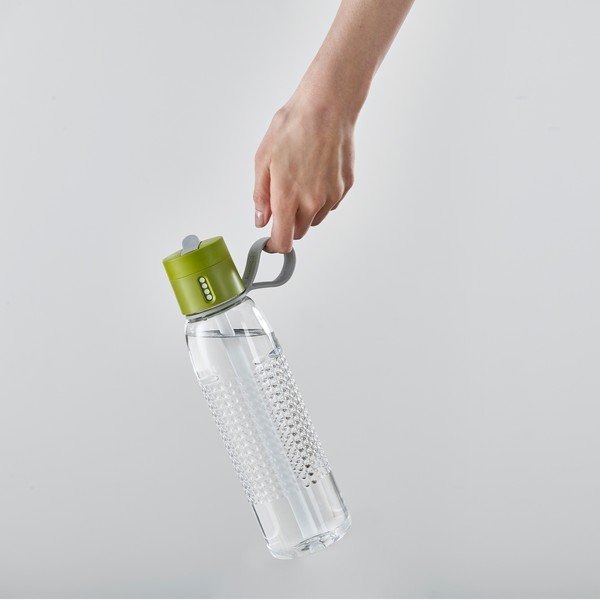 Zelená športová fľaša s počítadlom plnenia Josoph Josoph Dot Active, 750 ml-image-1