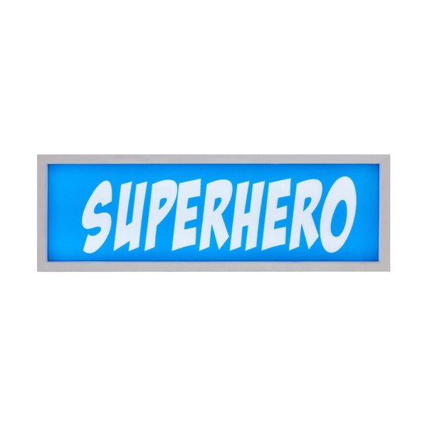 Modrá svetelná dekorácia na baterky Superhero – Premier Housewares-image-2