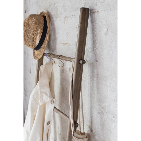 Hnedý drevený rebrík na uteráky Roots – Mette Ditmer Denmark-image-4