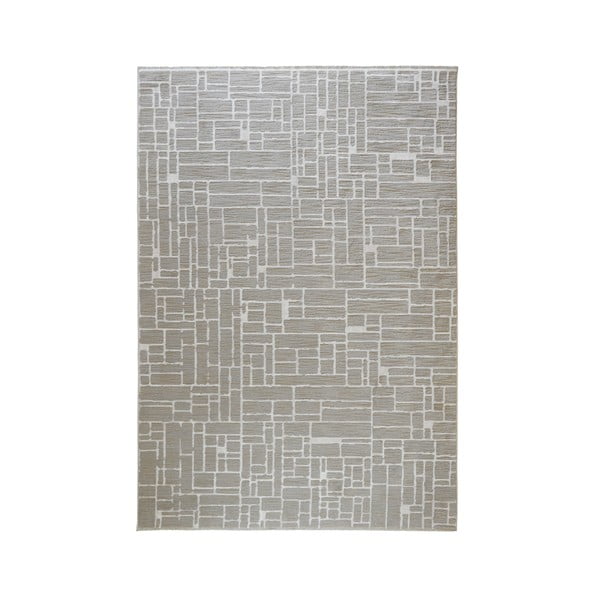 Sivo-béžový koberec 60x110 cm Jaipur – Webtappeti