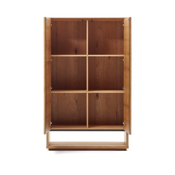 Skrinka v dekore duba v prírodnej farbe 100x163,5 cm Alguema – Kave Home-image-2