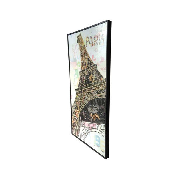 Ručne maľovaný obraz Vivorum Eiffel, 52 × 102 cm-image-3