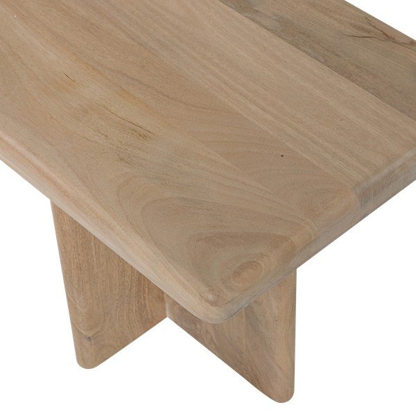 Konzolový stolík z mangového dreva v svetloprírodnej farbe 40x80 cm Ato – WOOOD-image-4