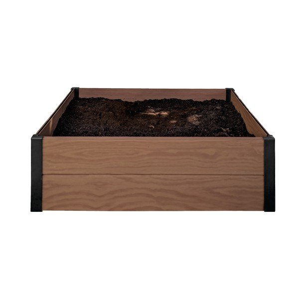 Hnedý kvetináč Keter Maple Square-image-1
