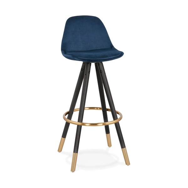 Tmavomodrá barová stolička Kokoon Carry, výška sedenia 75 cm