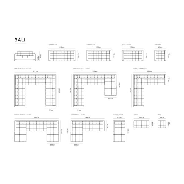 Tmavosivá podnožka Bali – Cosmopolitan Design-image-4