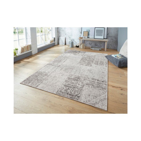Sivo-krémový koberec Elle Decoration Pleasure Denain, 160 × 230 cm-image-4