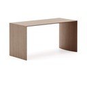 Konferenčný stolík v tmavoprírodnej farbe v dekore orecha 45x90 cm Litto – Kave Home