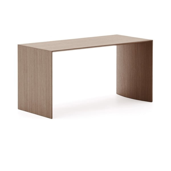 Konferenčný stolík v tmavoprírodnej farbe v dekore orecha 45x90 cm Litto – Kave Home