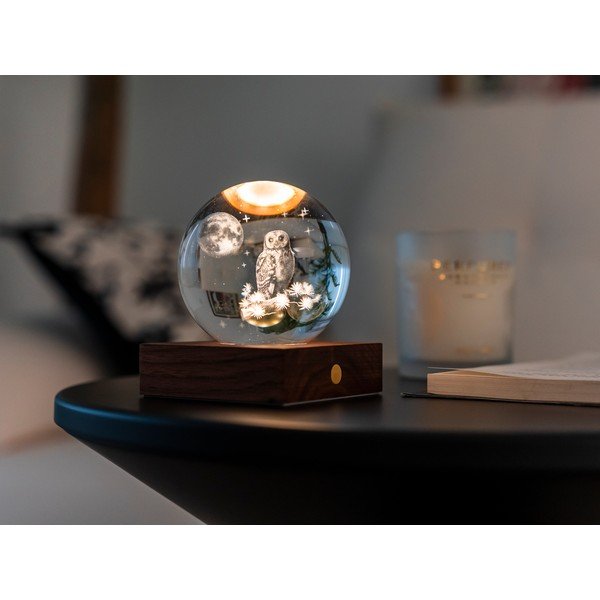 Prenosná svetelná dekorácia na USB ø 8 cm Amber – Gingko-image-1