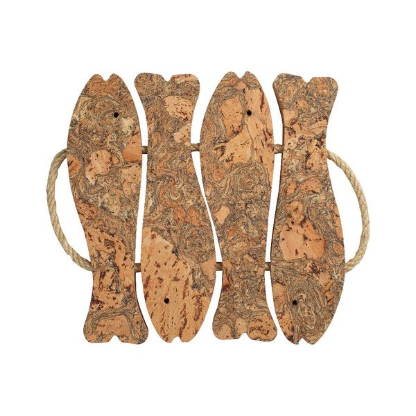 Veľká korková podložka pod horúce nádoby T&G Woodware Fish