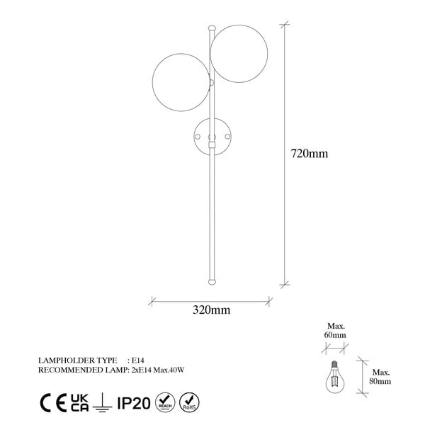 Biele/v mosadznej farbe nástenné svietidlo Fazli – Opviq lights-image-4