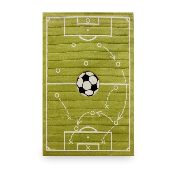 Zelený detský koberec Tactics, 133 × 190 cm