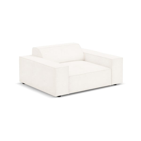 Béžové kreslo z textílie bouclé Jodie – Micadoni Home-image-4