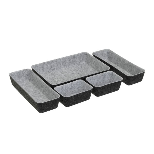 Látkové organizéry do zásuvky v súprave 5 ks – Casa Selección