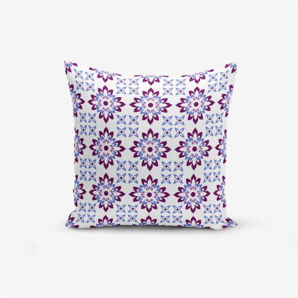 Obliečka na vankúš s prímesou bavlny Minimalist Cushion Covers Modern Flower Mala, 45 × 45 cm