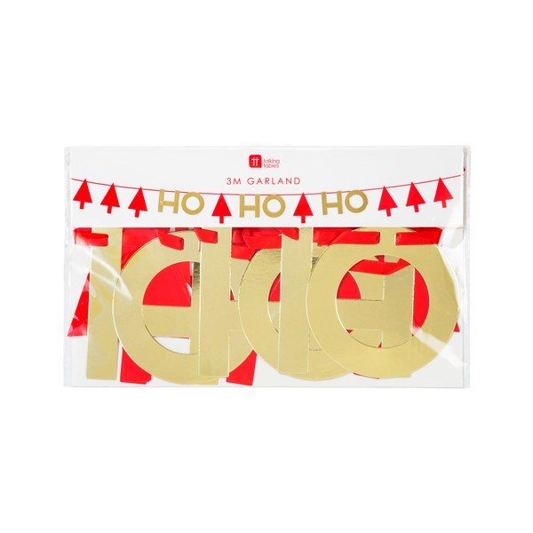 Vianočná girlanda z papiera Talking Tables Ho Ho Ho, dĺžka 3 m-image-1