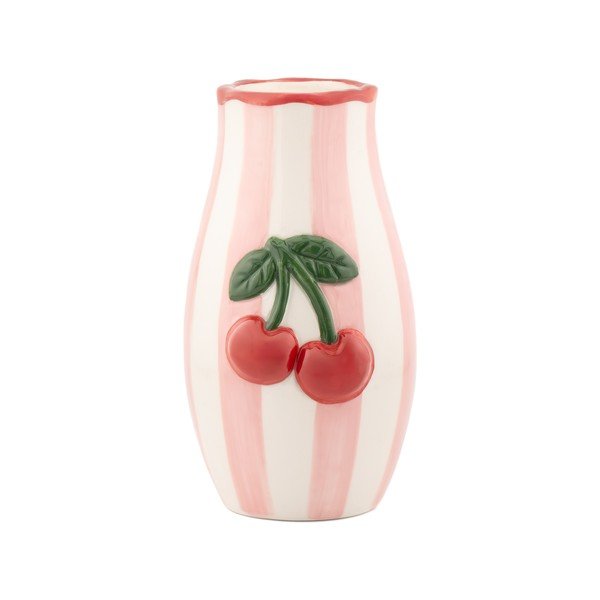 Ručne maľovaná váza z dolomitu Cherry – Sass & Belle