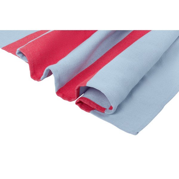 Červená/svetlomodrá bavlnená plážová osuška 100x160 cm Su – noo.ma-image-4