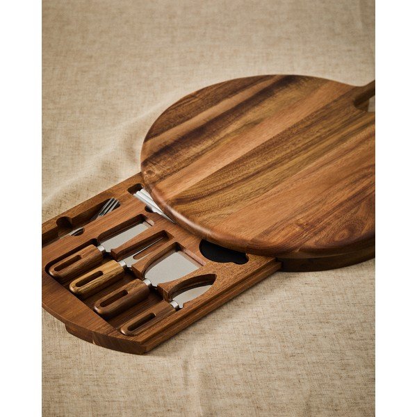 Drevená doštička na syr 46 x 36 cm Blera – Kave Home-image-1