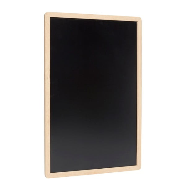Čierna nástenná tabuľa na popisovanie Hübsch Blackboard, 60 × 90 cm