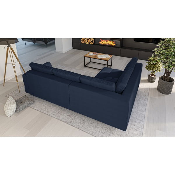 Tmavomodrá rohová pohovka (ľavý roh) Ariella - Ropez-image-3